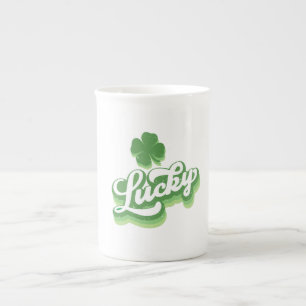 Lucky Kleeblatt St Patrick's Day Irish Porzellantasse