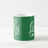 Lucky Kleeblatt St Patricks Day Kaffeetasse (Mittel)