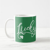 Lucky Kleeblatt St Patricks Day Kaffeetasse (Links)