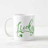 Lucky Kleeblatt St Patricks Day Kaffeetasse (Links)