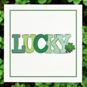 Lucky Kleeblatt St Patrick's Day Party Serviette