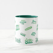 Lucky Kleeblatt St. Patrick's Day Pattern Tasse (Zentrum)