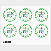Lucky Kleeblatt St. Patrick's Day Stickers (Blatt)