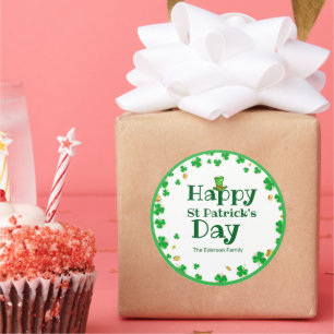 Lucky Kleeblatt St. Patrick's Day Stickers