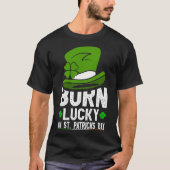 Lucky Kleeblatt St. Patricks Day T-Shirt (Vorderseite)