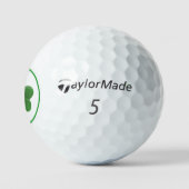 Lucky Kleeblatt Taylor Made TP5 Golf Balls Golfball (Logo)
