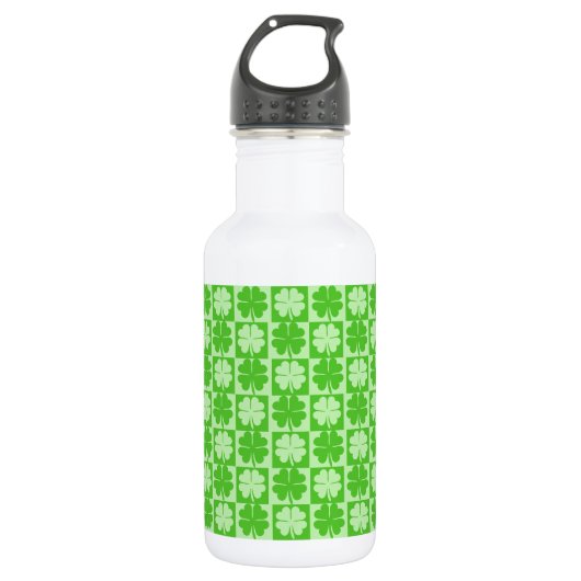 Lucky Kleeblatt Trinkflasche (Vorderseite)