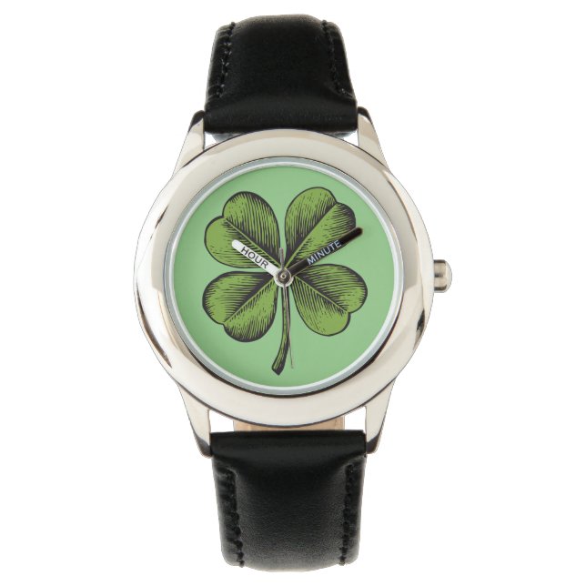 Lucky Kleeblatt Watch Armbanduhr (Vorderseite)