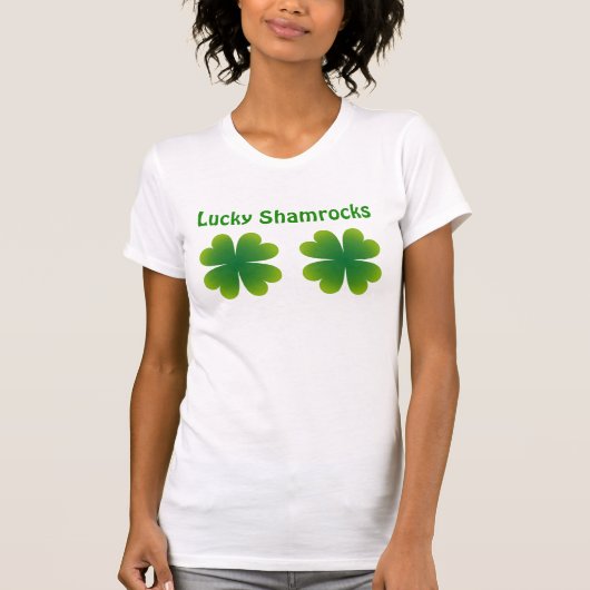 Lucky Kleeblatts St Patricks Day T-Shirt (Vorderseite)