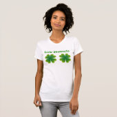 Lucky Kleeblatts St Patricks Day T-Shirt (Vorne ganz)