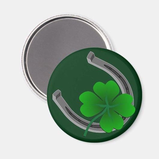 Lucky Kühlschrankmagnet Shirt St. Patrick's Wohnge (Vorderseite/Rückseite)
