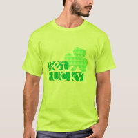 Lucky L Clover Kleeblatts St Patty Men T-Shirt