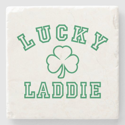 Lucky Laddie Steinuntersetzer (Vorderseite)