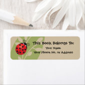 Lucky Ladybug Buchsticker (Insitu)