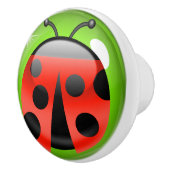 Lucky LadyBug Drawer / Cabinet Knobs - SRF Keramikknauf (Rechts)