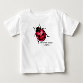 Lucky Ladybug New Hampshire Staat Insect Baby T-shirt (Vorderseite)