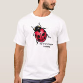 Lucky Ladybug New Hampshire Staat Insect T-Shirt (Vorderseite)
