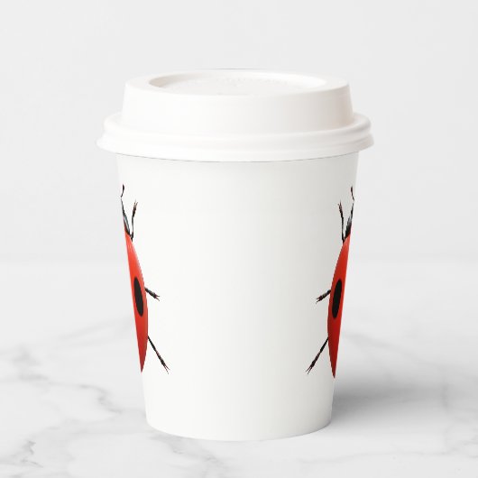 Lucky Ladybug Pappbecher (Links)