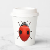 Lucky Ladybug Pappbecher (Vorderseite)