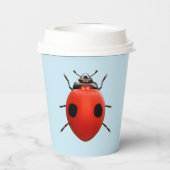 Lucky Ladybug Pappbecher (Rückseite)