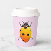 Lucky Ladybug Pappbecher (Rückseite)