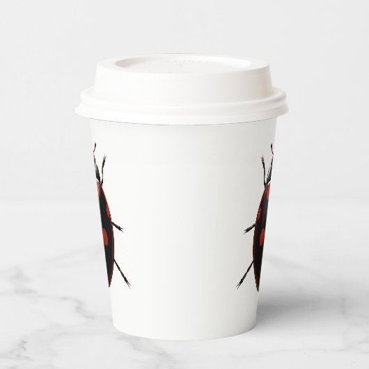 Lucky Ladybug Pappbecher (Links)