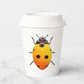 Lucky Ladybug Pappbecher (Rückseite)