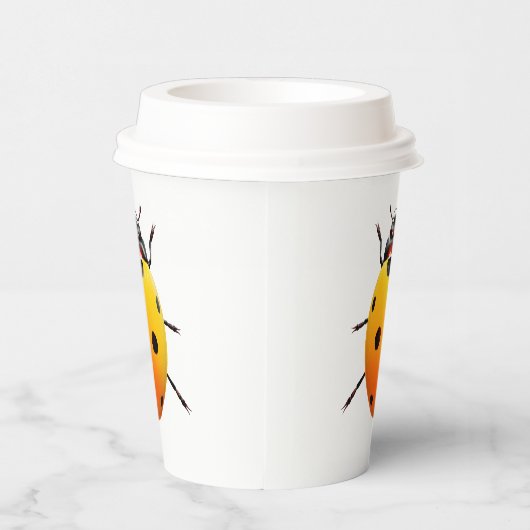 Lucky Ladybug Pappbecher (Rechts)