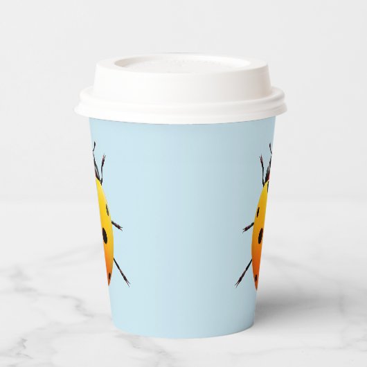 Lucky Ladybug Pappbecher (Links)