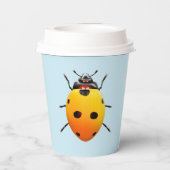 Lucky Ladybug Pappbecher (Rückseite)