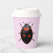 Lucky Ladybug Pappbecher (Rückseite)