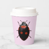 Lucky Ladybug Pappbecher (Vorderseite)