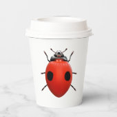 Lucky Ladybug Pappbecher (Rückseite)