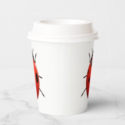 Lucky Ladybug Pappbecher (Rechts)