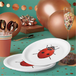 Lucky Ladybug Pappteller