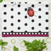 Lucky Ladybug Spots Geschirrtuch (Gefaltet)