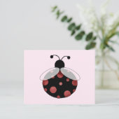 Lucky Ladybug T - Shirt und Geschenke Postkarte (Stehend Vorderseite)