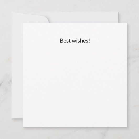 Lucky Ladybug über Leaf Einladung (Rückseite)