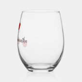 Lucky Ladybugs Design Weinglas Weinglas Ohne Stiel (Links)