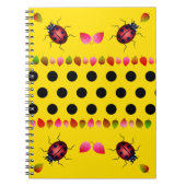 Lucky Ladybugs Notebook Notizblock (Vorderseite)