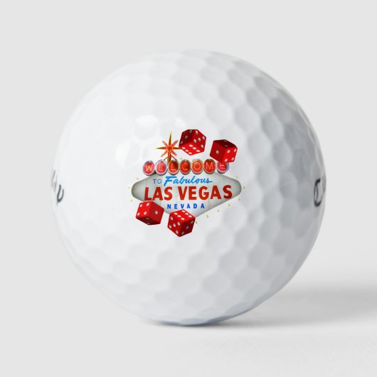 Lucky Las Vegas Golf Balls Golfball (Vorderseite)