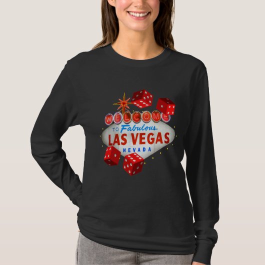 Lucky Las Vegas Long Sleeve T-Shift T-Shirt (Vorderseite)