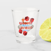 Lucky Las Vegas Shot Glass Schnapsglas (Vorderseite)