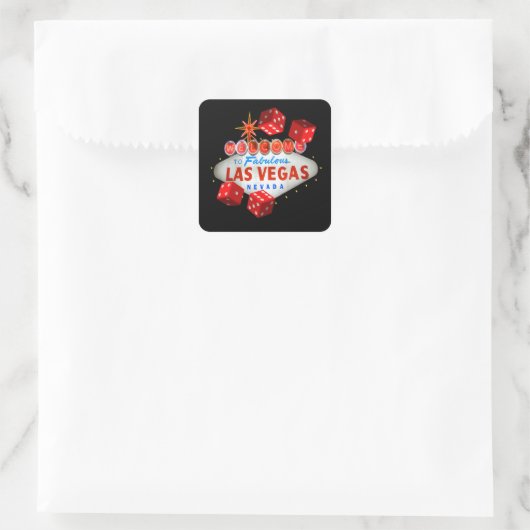 Lucky Las Vegas Stickers (Tasche)