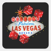 Lucky Las Vegas Stickers (Vorderseite)