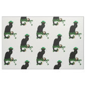 Lucky Le Chat Noir St. Patrick's Day Stoff (Fat Quarter (45,7 x 55,9 cm))