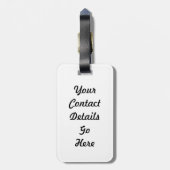 Lucky Lemon Gepäckanhänger (Rückseite vertikal)