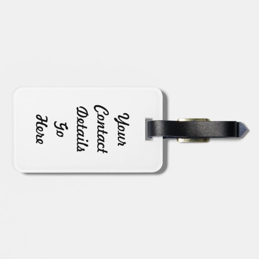 Lucky Lemon Gepäckanhänger (Rückseite horizontal)