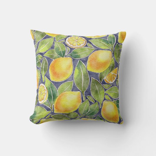 Lucky Lemon Kissen (Vorderseite)