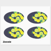 Lucky Lemons Bio Funky Sticker (Blatt)